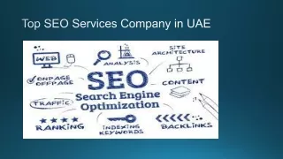 Top SEO Services Company in UAE