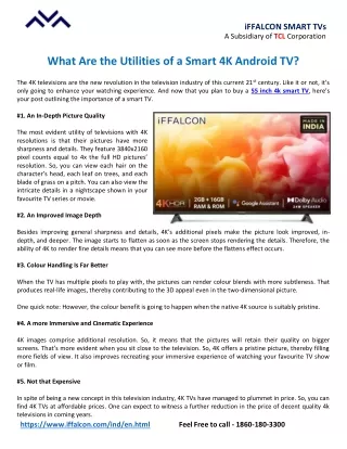 iffalcon smart tvs a subsidiary of tcl corporation