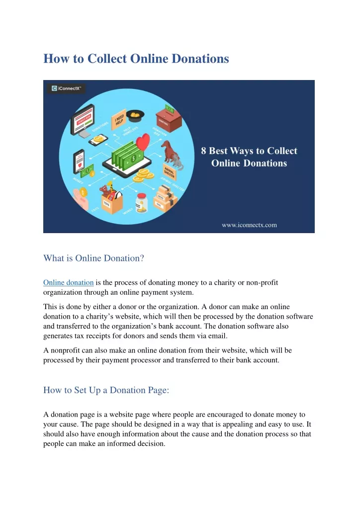 PPT - How To Collect Online Donations PowerPoint Presentation, Free ...