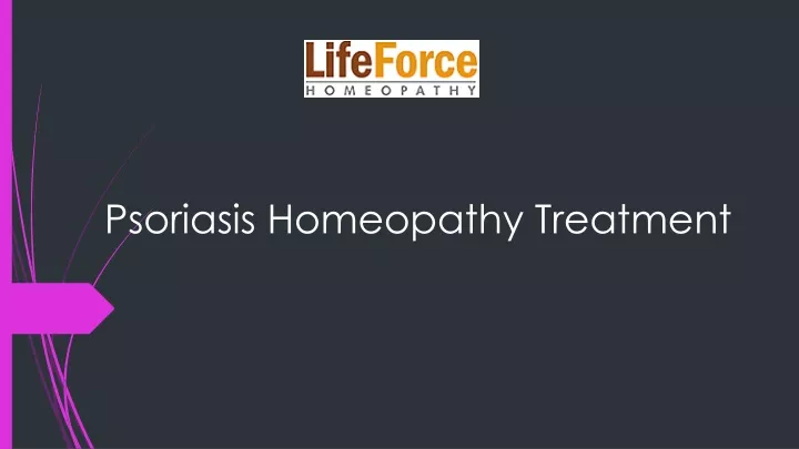 psoriasis homeopathy treatment