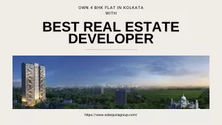 OWN 4 BHK Flat with Real Estate Builder in Kolkata
