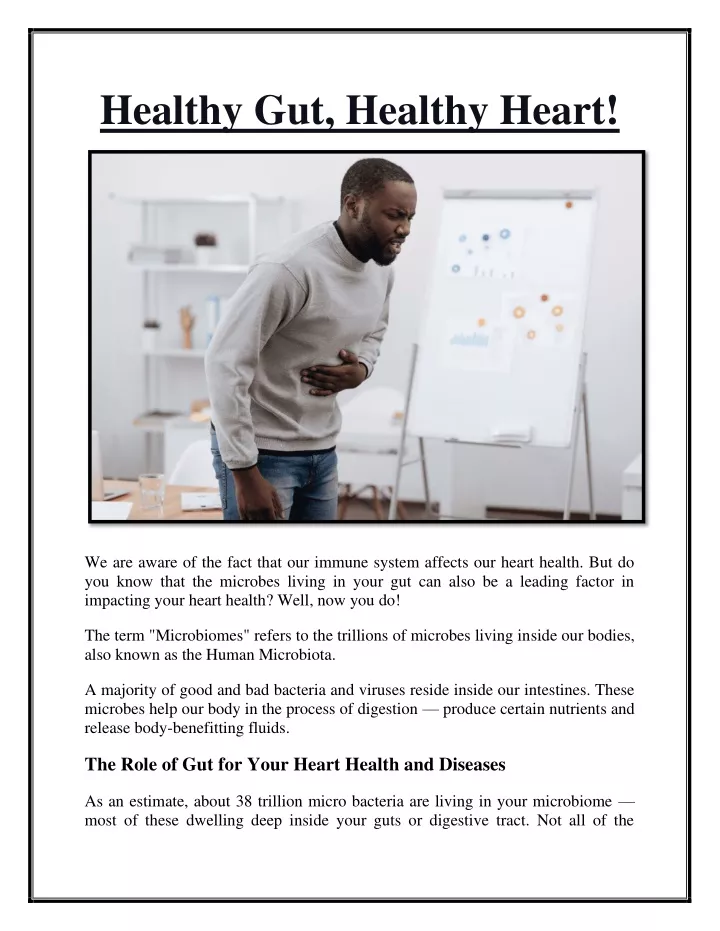 healthy gut healthy heart