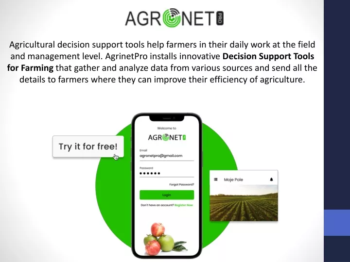 agricultural decision support tools help farmers