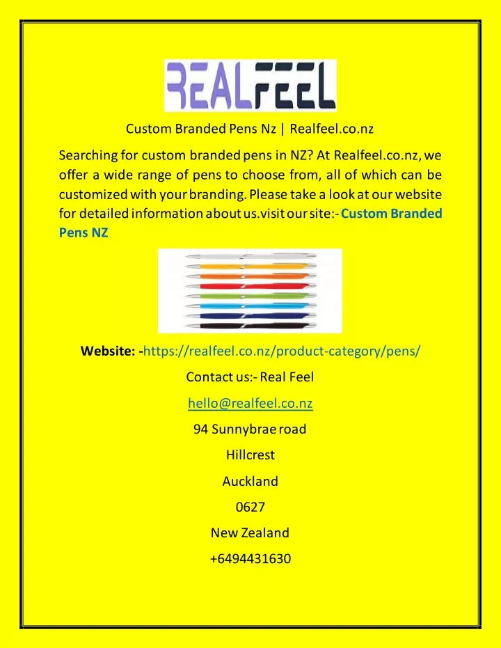 custom branded pens nz realfeel co nz