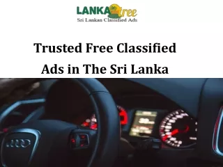 Trusted Free Classified Ads in The Sri Lanka - lankatree.lk