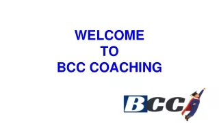 welcome to bcc coaching