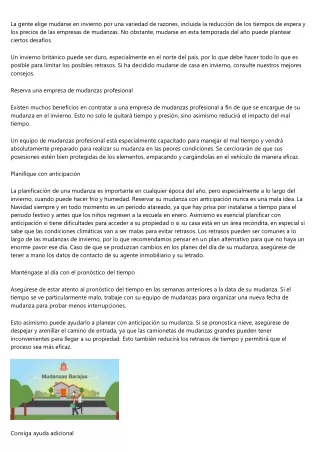 Mejores tips de la mano de Mudanzas Economicas Madrid