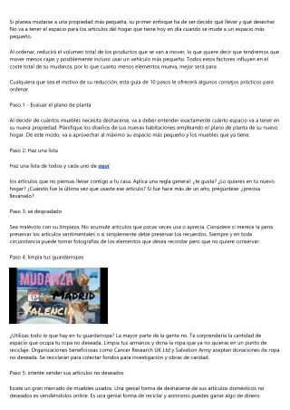 Consejos para hacer una mudanza triunfante