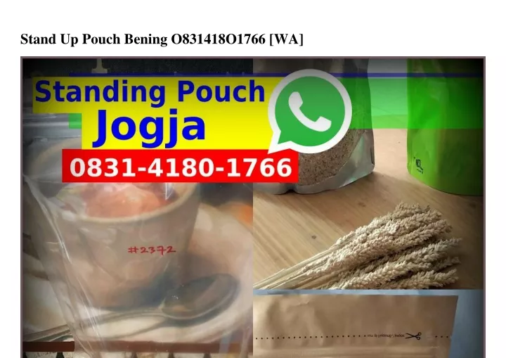 stand up pouch bening o831418o1766 wa