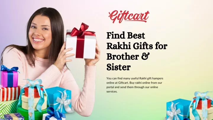 find best rakhi gifts for brother sister
