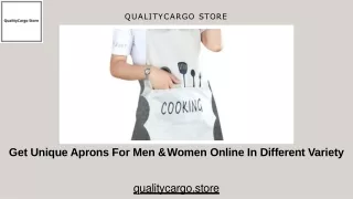 Get Unique Aprons For Men & Women Online In Different Variety