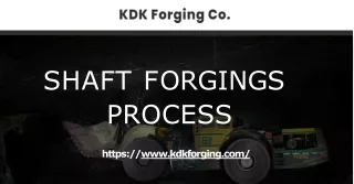 sha f t f orgings process