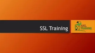 SSL Training