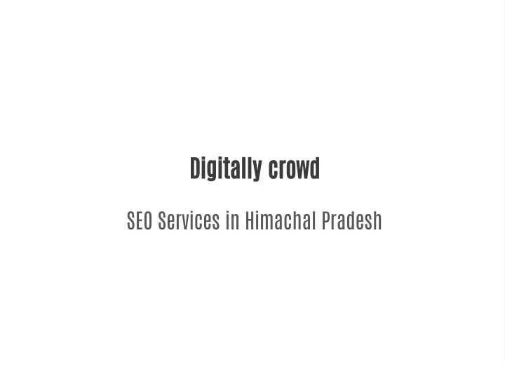 digitally crowd