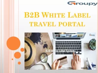 b2b white label travel portal