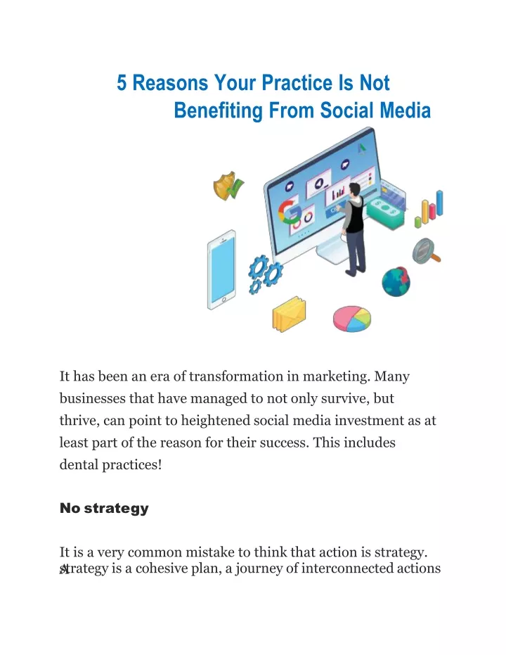 5 reasons your practice is not benefiting from social media