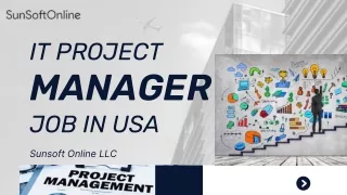 IT Project Manager Job in USA