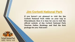 jim corbett national park