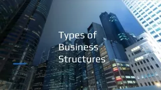 Types of Business Structures