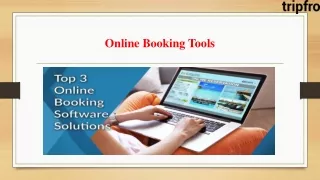online booking tools