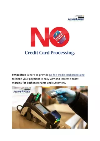 Swipe4Free No Fee Credit Card Processing - Social Distancing