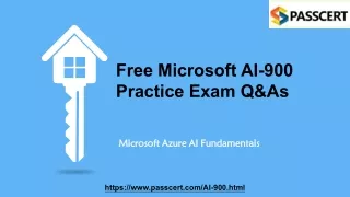 free microsoft ai 900 practice exam q as