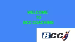 welcome to bcc coaching