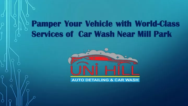 pamper your vehicle with world class services