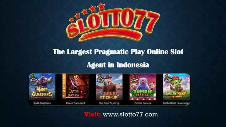 the largest pragmatic play online slot agent in indonesia