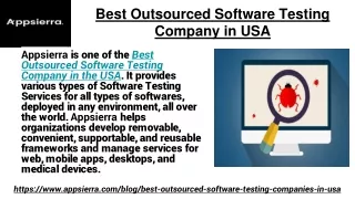 best outsourced software testing company in usa