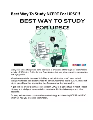 Best Way To Study For UPSC!!.docx