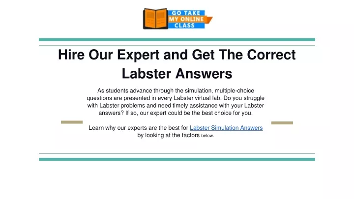 hire our expert and get the correct labster answers