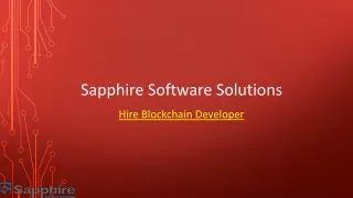sapphire software solutions