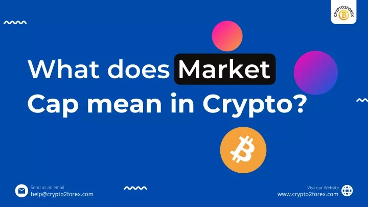 what does market cap mean in crypto