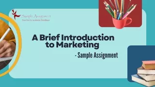 a brief introduction to marketing