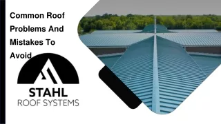 common roof problems and mistakes to avoid