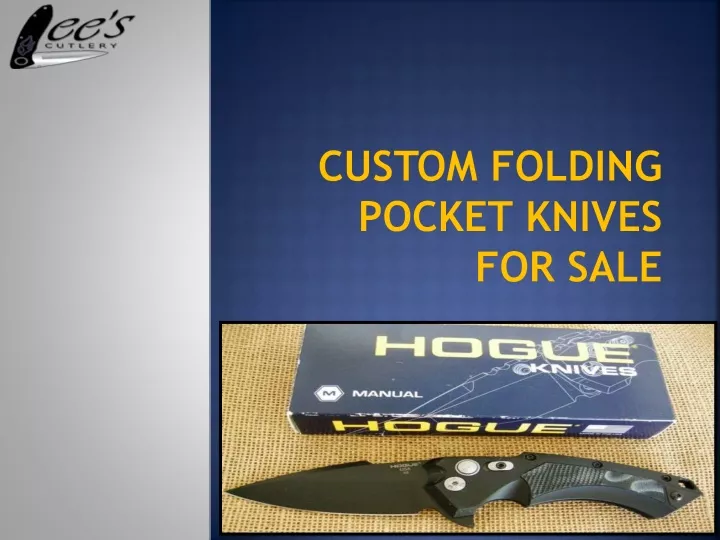 custom folding pocket knives for sale