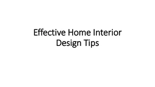 Effective Home Interior Design Tips