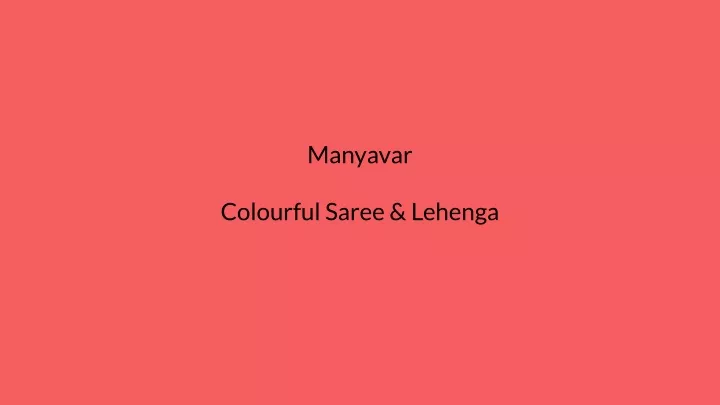 manyavar