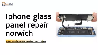 Iphone glass panel repair norwich