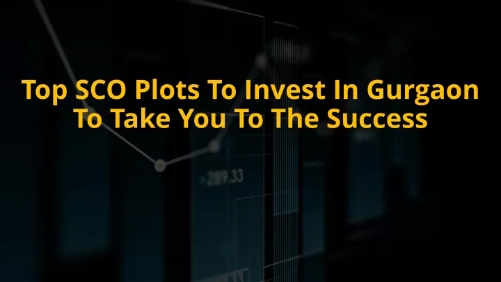top sco plots to invest in gurgaon to take you to the success