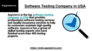 software testin g company in usa
