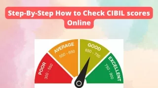 Step-By-Step How to Check CIBIL scores Online