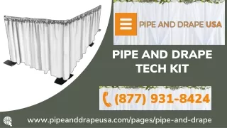 Pipe And Drape Tech Kit | Best Drapery Kit And Panels | Pipe And Drape USA