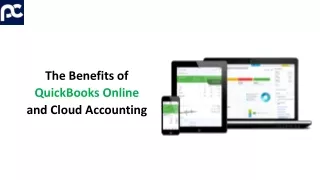 The Benefits of QuickBooks Online and Cloud Accounting