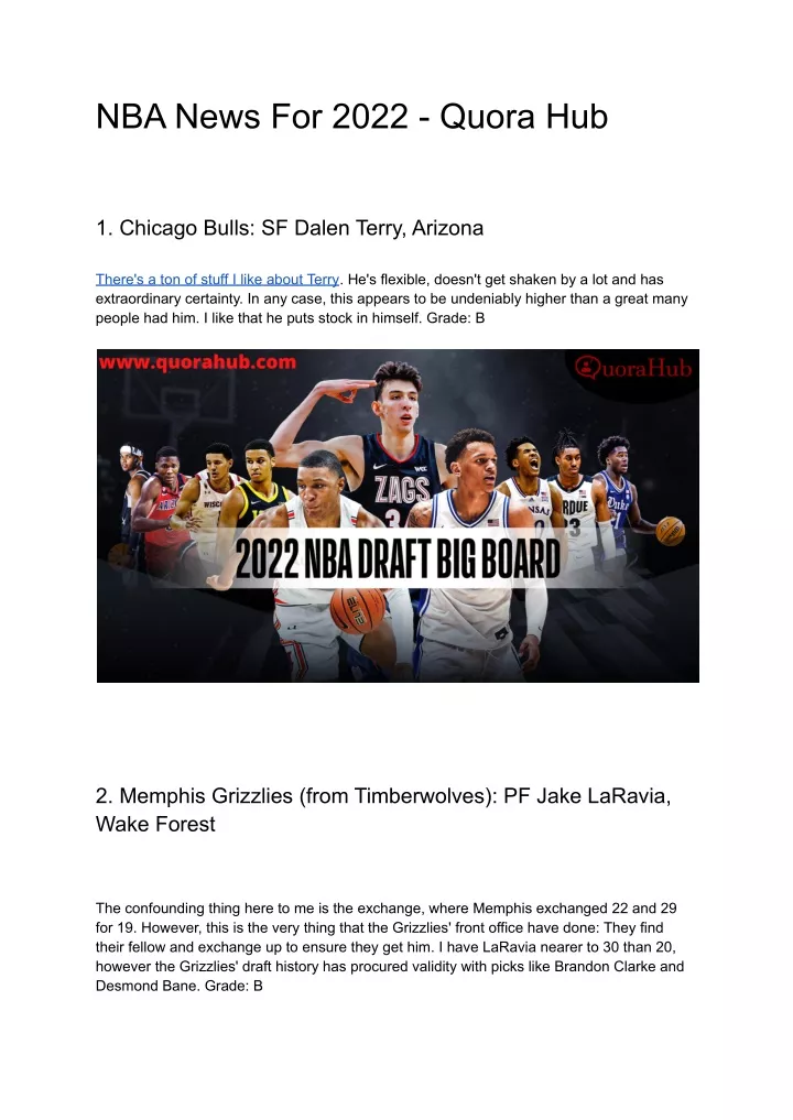 nba news for 2022 quora hub