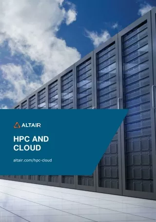 Altair High-performance Computing (HPC) and Cloud