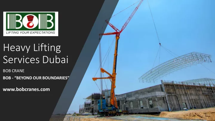 heavy lifting services dubai