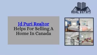 Jd Puri Realtor Helps for Selling a Home in Canada