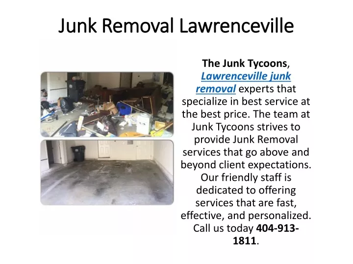 junk removal lawrenceville